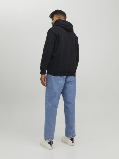 Jack & Jones Hunt Hoodie Black - Pulovere & hanorace - Pulovere & Hanorace Bărbați Mărimi Mari