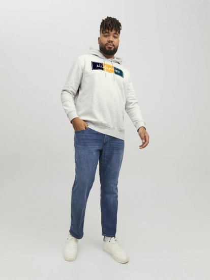 Jack & Jones Codyy Hoodie White - Pulovere & hanorace - Pulovere & Hanorace Bărbați Mărimi Mari