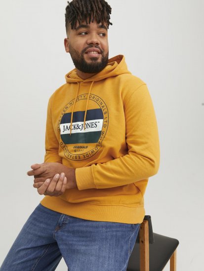 Jack & Jones Codyy Hoodie Yellow - Pulovere & hanorace - Pulovere & Hanorace Bărbați Mărimi Mari