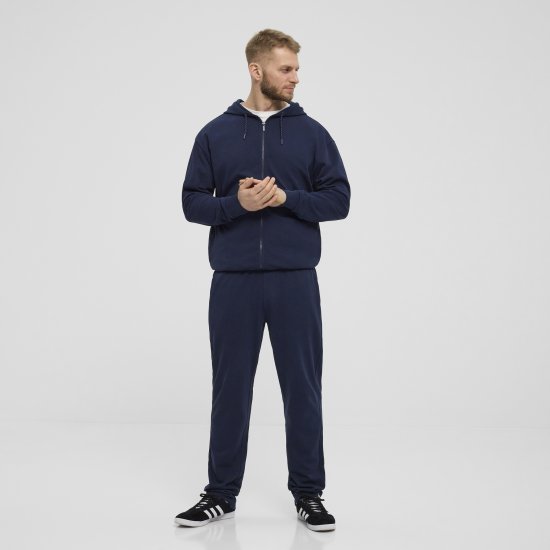 North Latitude Denim Hooded Full-Zip Sweatshirt Navy TALL - TALL pulovere - 