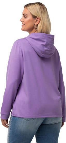 Ulla Popken City Name Graphic Hoodie Light Purple - Pulovere & hanorace - 