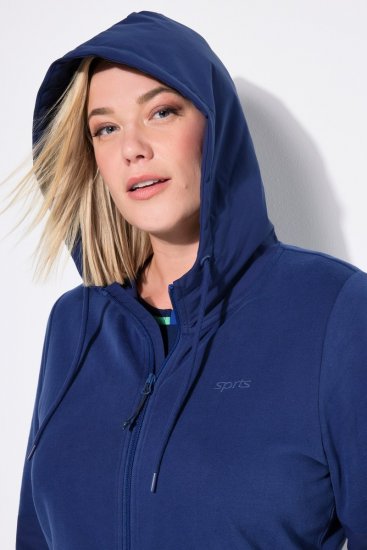 Ulla Popken Athletic Department Hoodie Navy - Pulovere & hanorace - Bluze, Hanorace & Tricotaje Comode