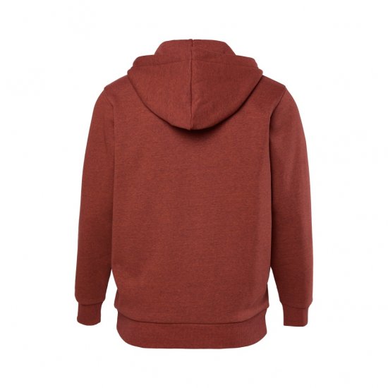 JP1880 Hoodie With Zipper Brick Brown - Pulovere & hanorace - Pulovere & Hanorace Bărbați Mărimi Mari