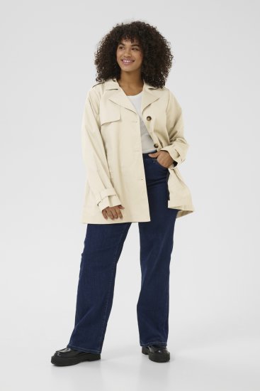 Kaffe Curve Tricia Jachetă Gri pluma - Geci & paltoane - 