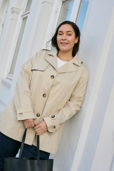 Kaffe Curve Tricia Jachetă Gri pluma - Geci & paltoane - 