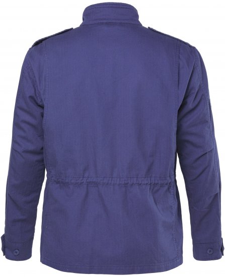 JP1880 Field Jacket with Badges Vintage Look Light Azure Blue - Geci - Geci Bărbați Mărimi Mari