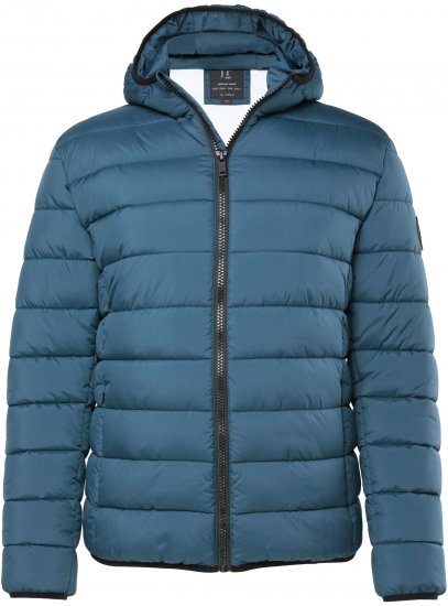 JP1880 Quilted Hooded Jacket Deep Blue - Geci - Geci Bărbați Mărimi Mari