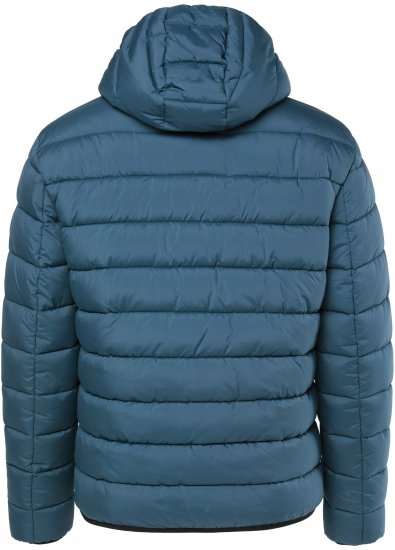 JP1880 Quilted Hooded Jacket Deep Blue - Geci - Geci Bărbați Mărimi Mari