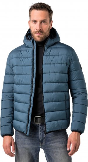 JP1880 Quilted Hooded Jacket Deep Blue - Geci - Geci Bărbați Mărimi Mari