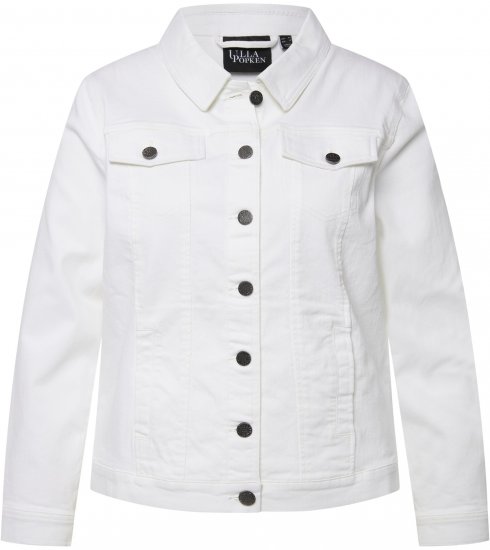 Ulla Popken Denim Jacket White - Geci - 