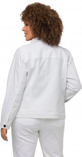Ulla Popken Denim Jacket White - Geci - 