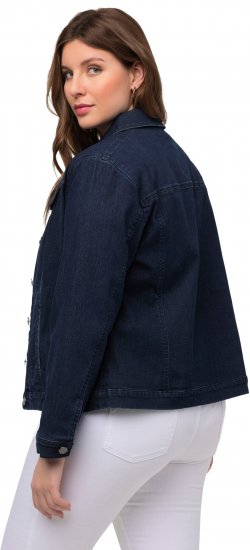 Ulla Popken Denim Jacket Blue Denim - Geci - 