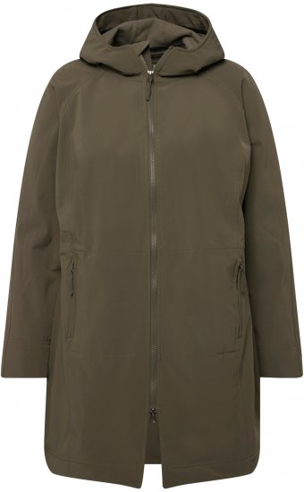 Ulla Popken Triple Function Softshell Jacket Loden Green - Geci - 