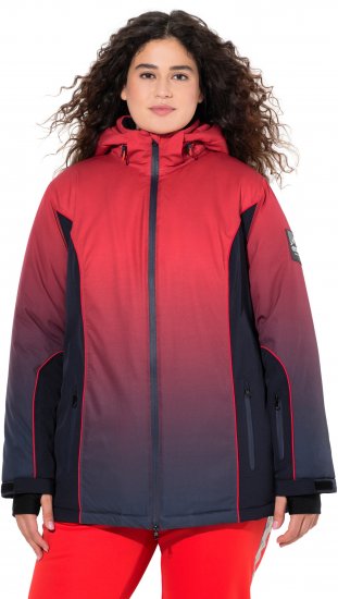 Ulla Popken Gradient Triple-Function Performance Ski Jacket Navy - Geci - 