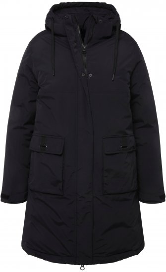 Ulla Popken HYPRAR Triple Function Fully Lined Waterproof Coat Black - Geci - 