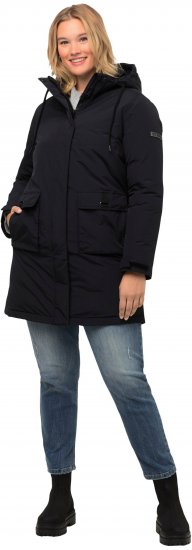 Ulla Popken HYPRAR Triple Function Fully Lined Waterproof Coat Black - Geci - 