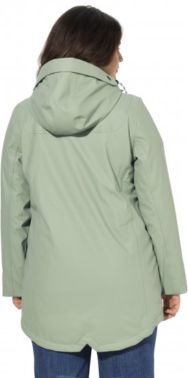Ulla Popken HYPRAR Rain Jacket Mint Green - Geci - 