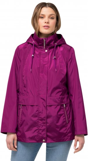 Ulla Popken HYPRAR Water-Repellent Windbreaker Berry - Geci - 