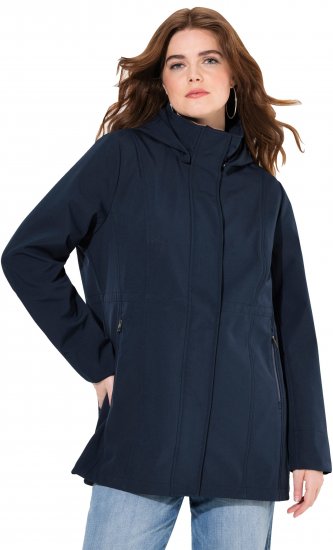 Ulla Popken HYPRAR Softshell Jacket Navy - Geci - 