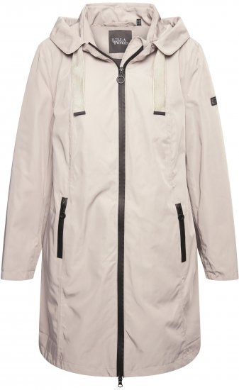Ulla Popken HYPRAR Waterproof Jacket Medium Grey - Geci - 