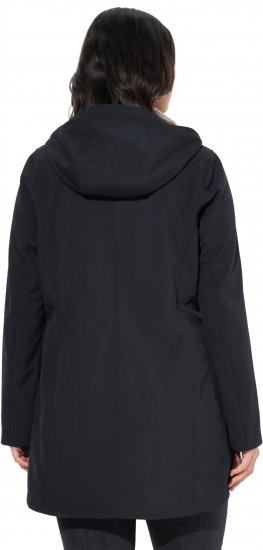 Ulla Popken HYPRAR Water-Repellent Softshell Jacket Black - Geci - 