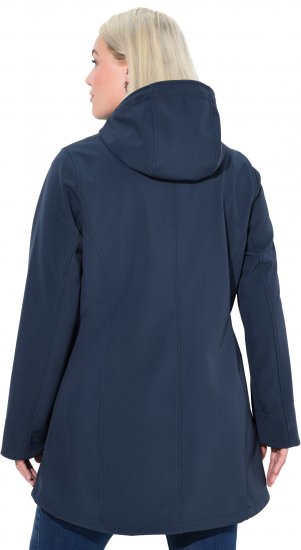 Ulla Popken HYPRAR Water-Repellent Softshell Jacket Navy - Geci - 