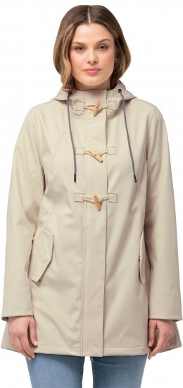 Ulla Popken HYPRAR Water-Repellent Softshell Jacket Vanilla - Geci - 