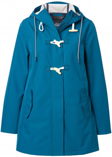 Ulla Popken HYPRAR Water-Repellent Softshell Jacket Teal - Geci - 