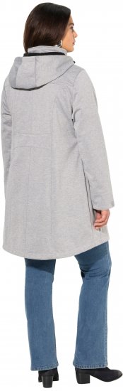 Ulla Popken HYPRAR Melange Softshell Jacket Grey Melange - Geci - 