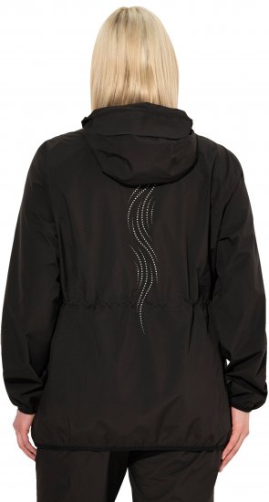 Ulla Popken Lightweight Rain Jacket Black - Geci - 