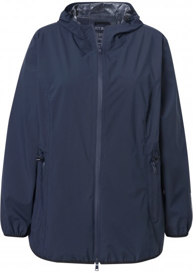 Ulla Popken Lightweight Rain Jacket Navy - Geci - 