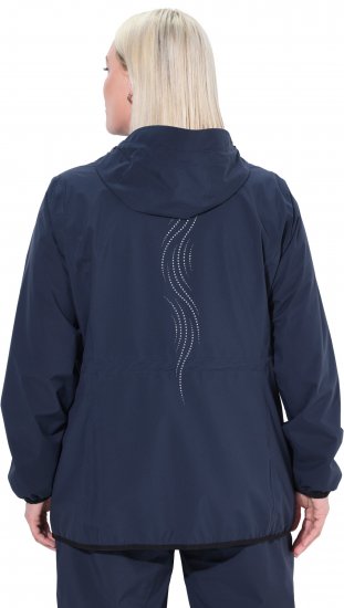 Ulla Popken Lightweight Rain Jacket Navy - Geci - 