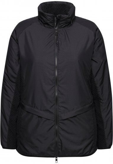 Ulla Popken Lightweight Functional Jacket Black - Geci - 