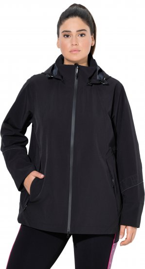 Ulla Popken Triple Function Performance Jacket Black - Geci - 