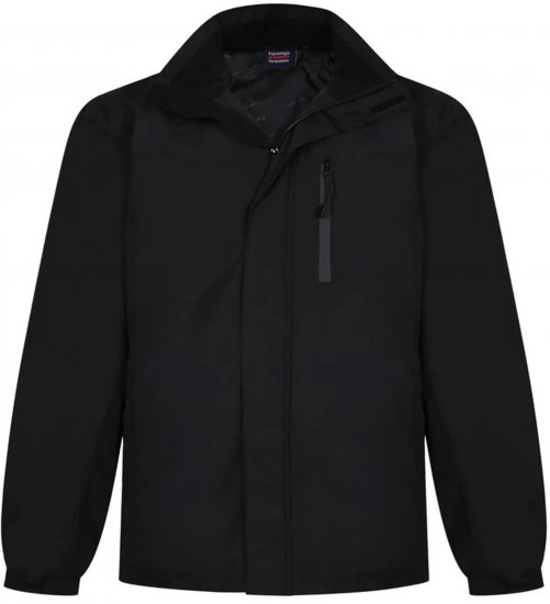 Espionage JT121 Padded Waterproof Coat Black - Geci - Geci Bărbați Mărimi Mari