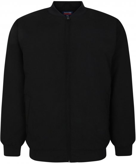 Espionage JT123 Padded Oxford Jacket Black - Geci - Geci Bărbați Mărimi Mari