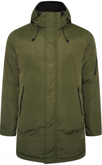 Kam Jeans KV140 Parka Jacket Khaki - Geci - Geci Bărbați Mărimi Mari