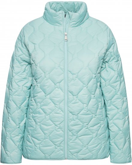 Ulla Popken HYPRAR Lightweight Quilted Water-Repellent Jacket Ice Blue - Geci - 