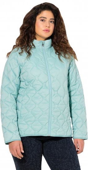 Ulla Popken HYPRAR Lightweight Quilted Water-Repellent Jacket Ice Blue - Geci - 