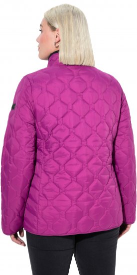Ulla Popken HYPRAR Lightweight Quilted Water-Repellent Jacket Berry - Geci - 