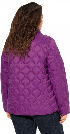 Ulla Popken HYPRAR Lightweight Quilted Water-Repellent Jacket Purple - Geci - 