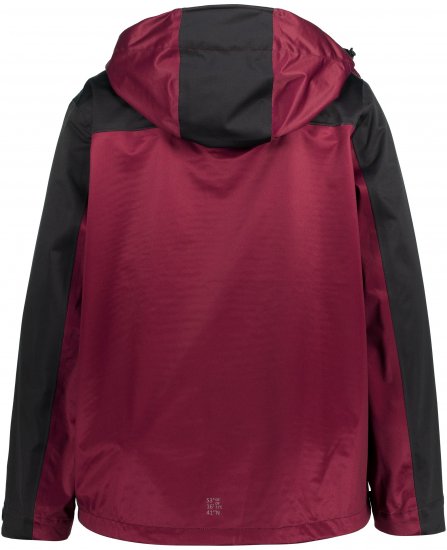 Ulla Popken HYPRAR Lightweight Triple Function Jacket Dark Berry - Geci - 