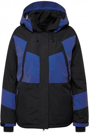 Ulla Popken HYPRAR Color Block Triple Function Ski Jacket Black - Geci - 