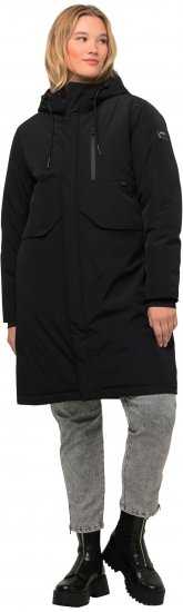 Ulla Popken HYPRAR Triple Function Recycled Fully Lined Coat Black - Geci - 