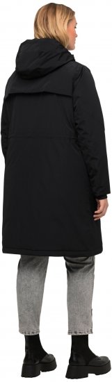 Ulla Popken HYPRAR Triple Function Recycled Fully Lined Coat Black - Geci - 