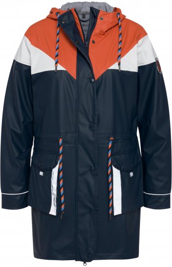 Ulla Popken HYPRAR Color Block Triple Function Ski Jacket Black - Geci - 