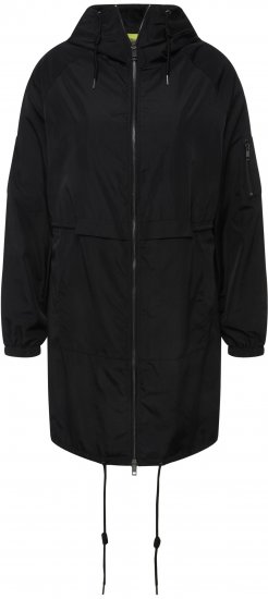 Ulla Popken Versatile Hooded Jacket Black - Geci - 