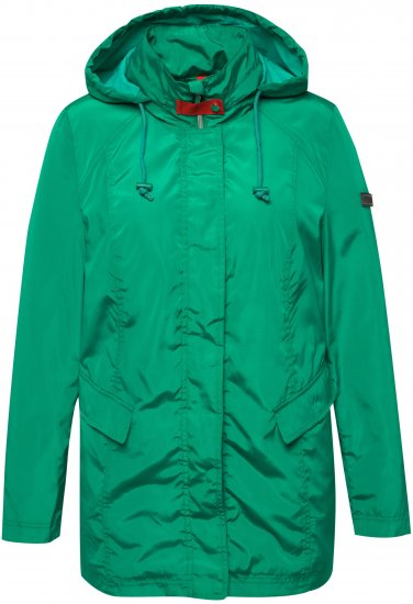 Ulla Popken HYPRAR All Weather Jacket Green Emerald - Geci - 