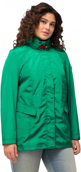 Ulla Popken HYPRAR All Weather Jacket Green Emerald - Geci - 