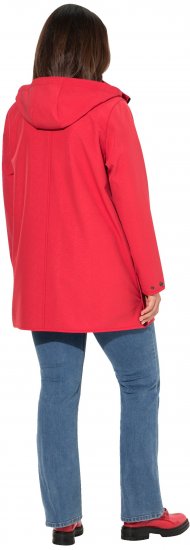Ulla Popken HYPRAR Softshell Fleece-Lined Jacket Salsa Red - Geci - 
